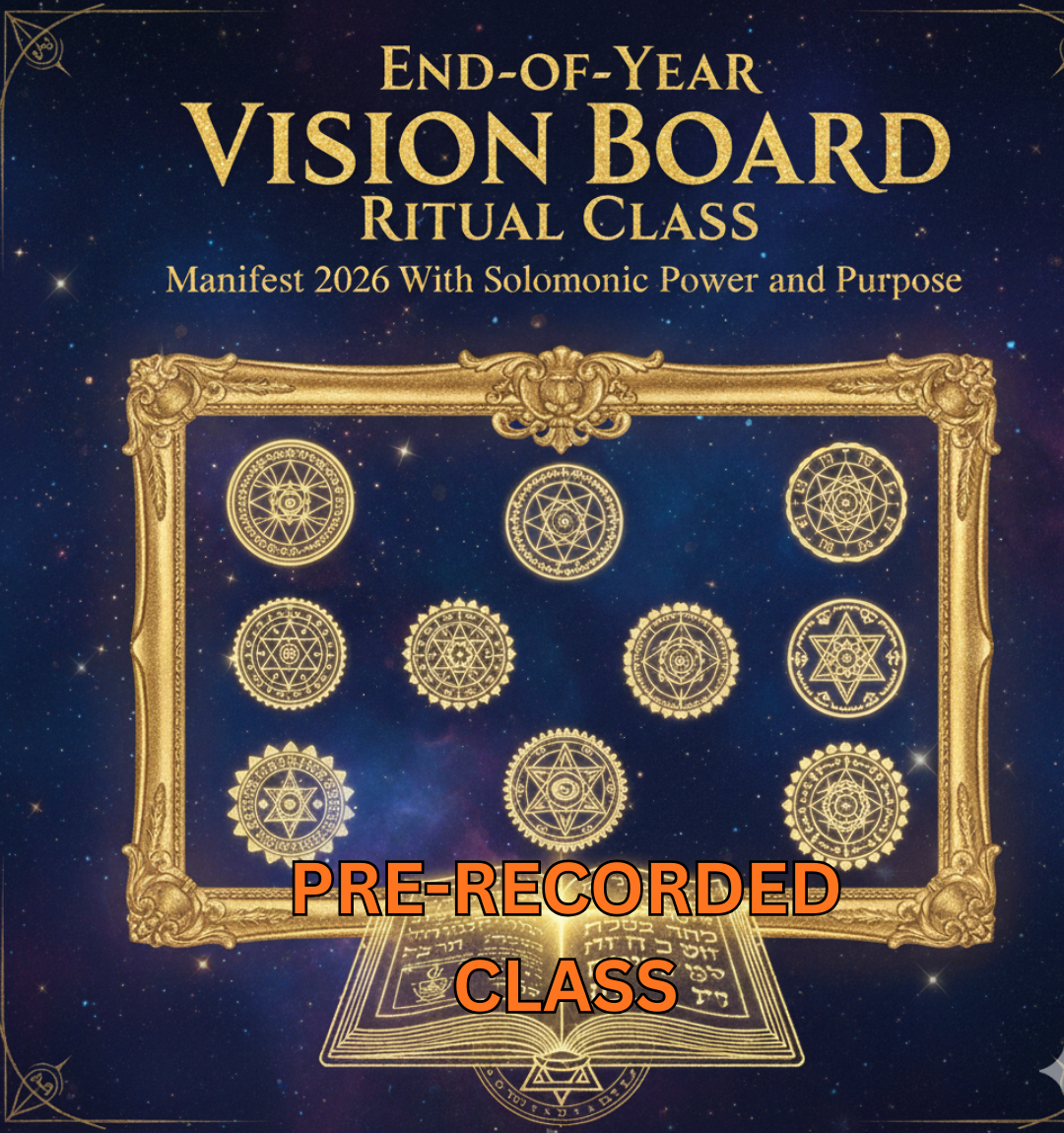 The Ultimate 2026- Vision Board Ritual Class - RECORDED CLASS
