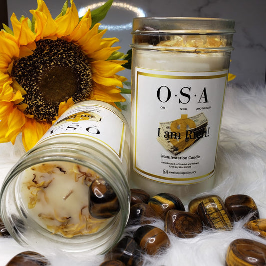 I AM RICH Manifestation Candle