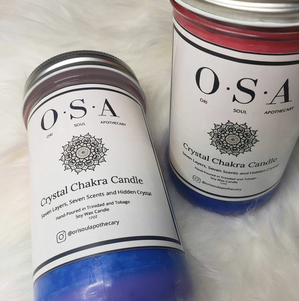 Hidden Crystal Chakra Candle