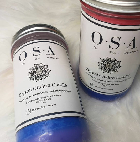 Hidden Crystal Chakra Candle